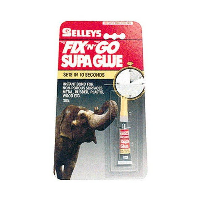 SUPA30 3ML SUPA GLUE FIX'N'GO SELLEYS SUPER GLUE SELLEYS 9300697100252