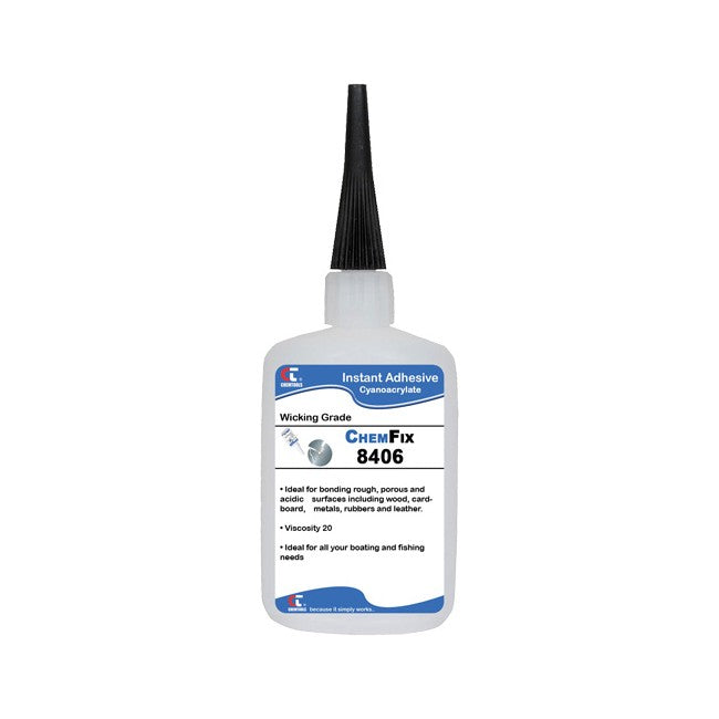 8406-20G 8406 WICKING GRADE ADHESIVE LOW VISCOSITY 20ML CHEMTOOLS 8406-20G