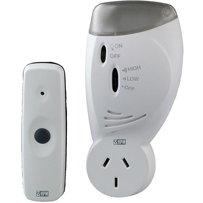 D641/PIFL 70M 240V WIRELESS DOOR CHIME WITH FLASHING LIGHT HPM D641/PIFL