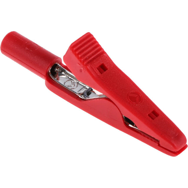MA1R SMALL HIRSCHMANN CLIP - RED ALLIGATOR TEST LEAD ADAPTOR HIRSCHMANN 07862162