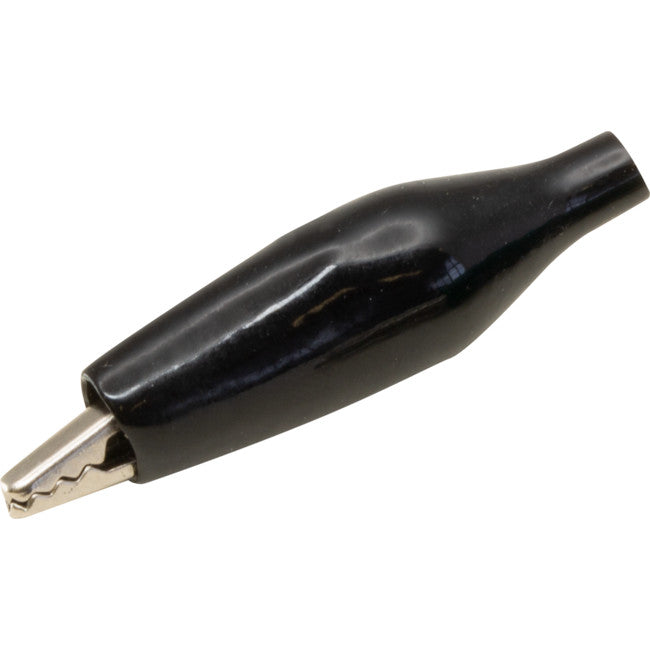 HC505B ALLIGATOR CLIP BLACK VINYL BOOT A-961 BLACK