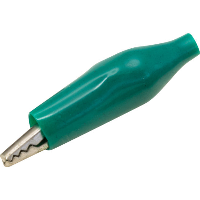 HC505G ALLIGATOR CLIP GREEN VINYL BOOT A-961 GREEN