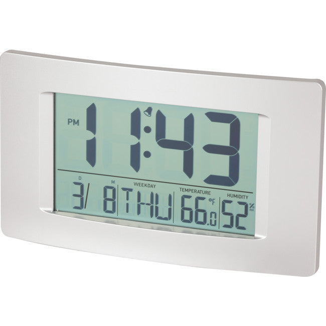 XC0225 LCD CLOCK WITH TEMPERATURE CALENDAR DIGITECH XC0225