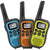 UH45-3 80CH 0.5W UHF HANDHELD CB 3PK WITH KID-Z MODE UNIDEN UH45-3