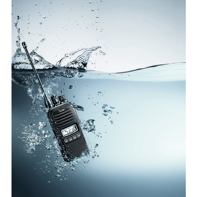 IC41PRO - IP67 80CH UHF HAND HELD RADIO - 5W ICOM MADE IN JAPAN - ICOM