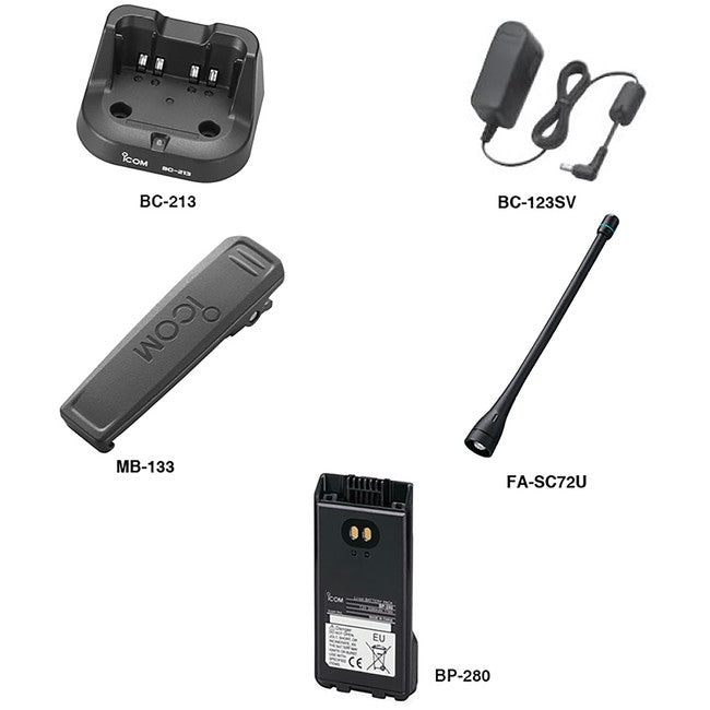 IC41PRO - IP67 80CH UHF HAND HELD RADIO - 5W ICOM MADE IN JAPAN - ICOM