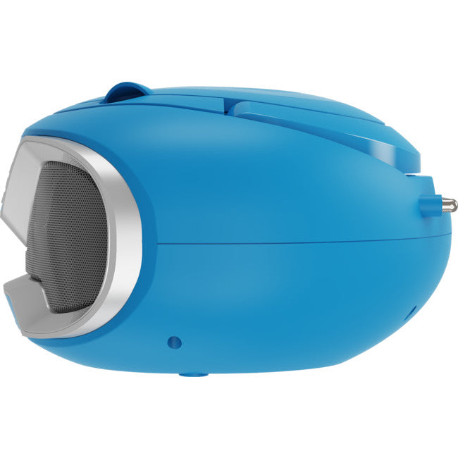 CD200BLU PORTABLE BLUETOOH CD PLAYER OAKCASTLE BOOMBOX BLUE MAJORITY 08881791