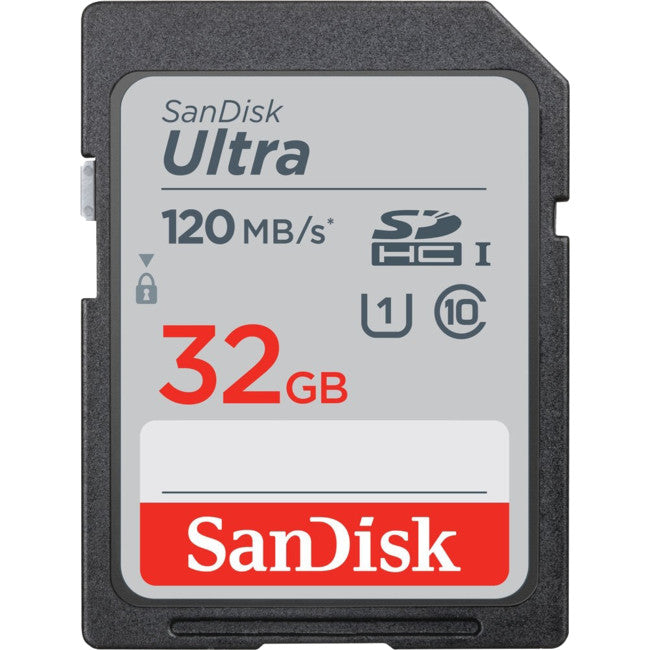 SD32ULTRA-120 SANDISK 32GB SDHC CARD 120MB/S SANDISK SDSDUN4-032G-GN6IN