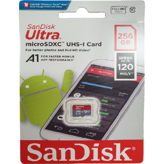 MSD256UNA SANDISK MICRO SDXC 256G CL10 150MB/S NO ADAPTER