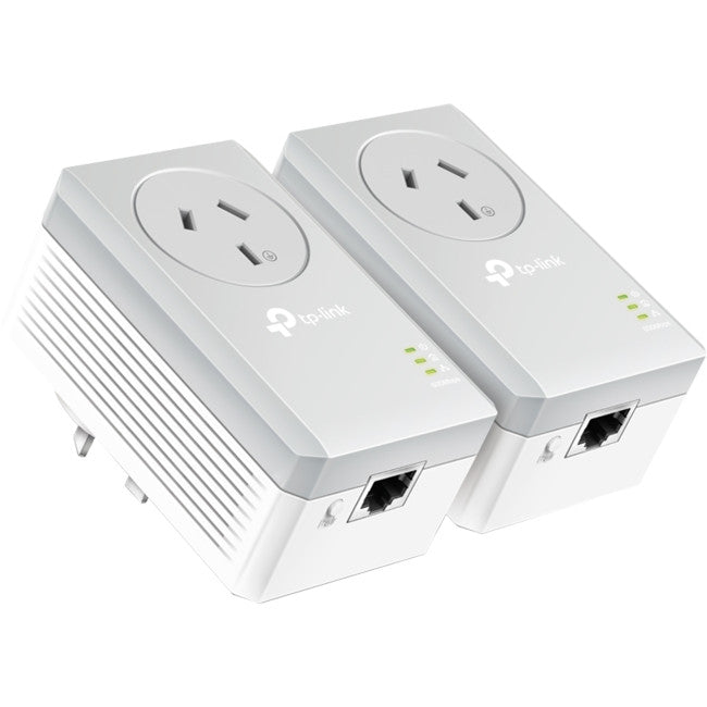PA4010PKIT - 600MBPS POWERLINE ADAPTER KIT - POWER PASSTHROUGH - TP-LINK