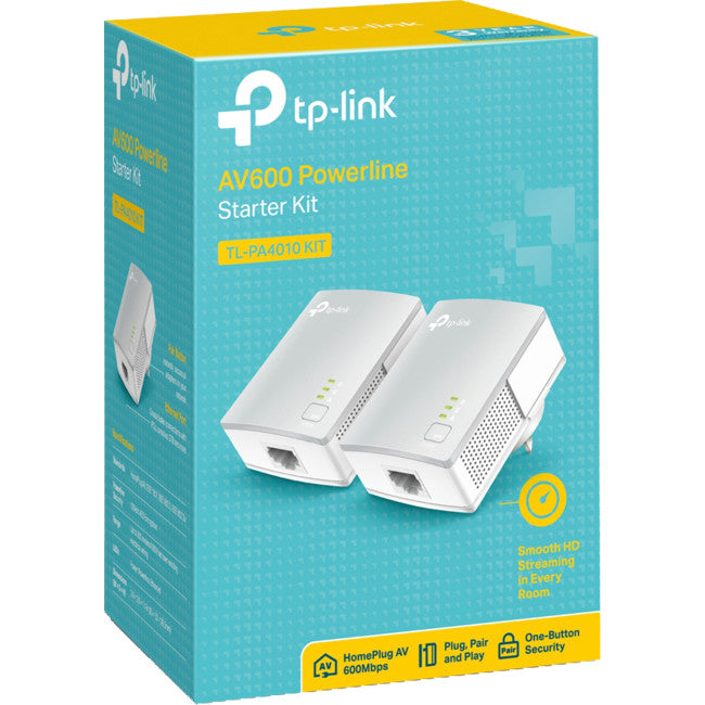 PA4010KIT 600MBPS POWERLINE ADAPTER KIT TP-LINK TL-PA4010 KIT