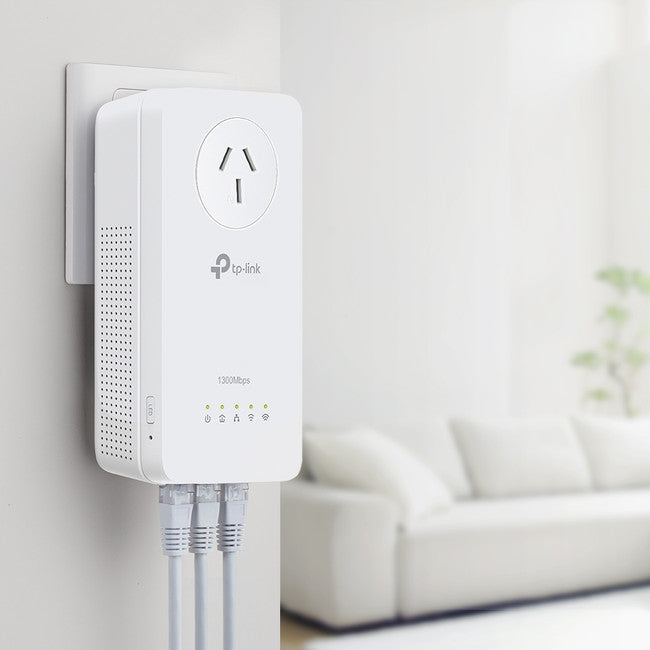 WPA8630PKIT AC1300 POWERLINE EXTENDER KIT GIGA POWER PASS THROUGH TP-LINK TL-WPA8630PPKIT