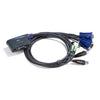 CS62US 2 PORT USB KVM SWITCH INC 90CM CABLES BUILT IN ATEN CS62US-AT