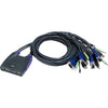 CS64US 4 PORT USB KVM SWITCH INC 1.8MT CABLES BUILT IN ATEN CS64US-AT