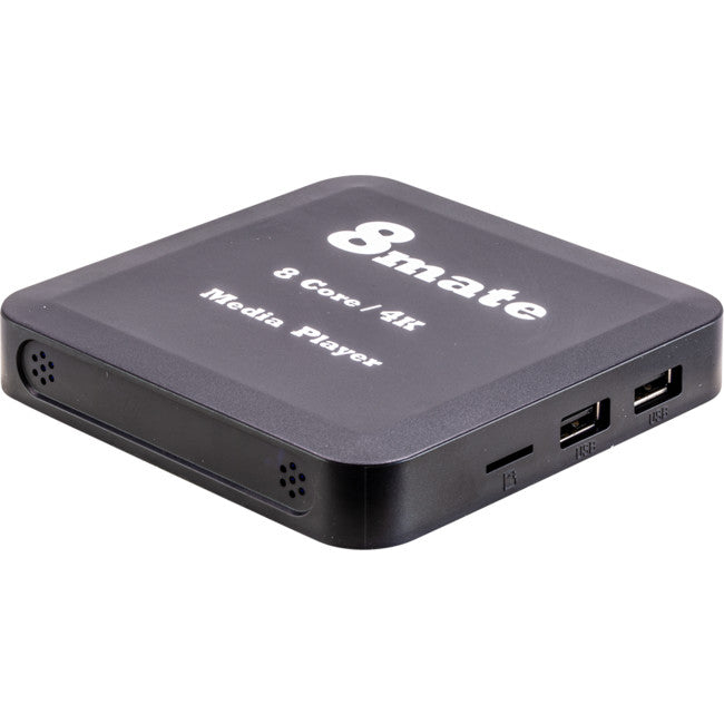 8MATEV3 8 CORE 4K 7.1 ANDROID MEDIA PL BONUS AIR REMOTE & HDMI CABLE 8MATE 8MATEV3