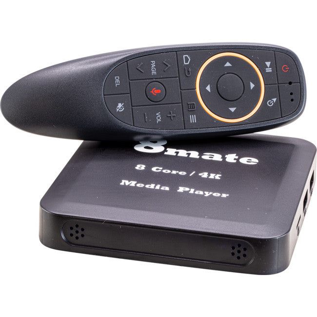 8MATEV3 8 CORE 4K 7.1 ANDROID MEDIA PL BONUS AIR REMOTE & HDMI CABLE 8MATE 8MATEV3