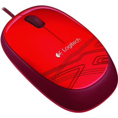 M105RD BASIC OPTICAL MOUSE LOGITECH 1000 DPI USB RED LOGITECH 910-002933