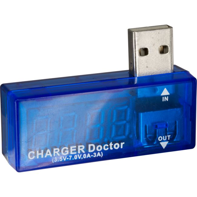 CVT201 USB CURRENT VOLTAGE METER 3.5V-7V 0-3A TESTER CHARGE DOC PRO2