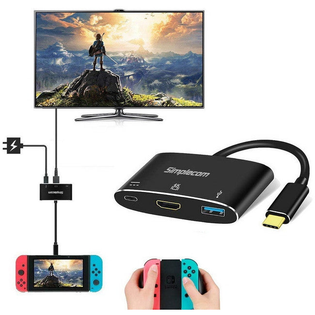 DA310 USB3.1 TYPE-C TO HDMI WITH PD SIMPLECOM DA310