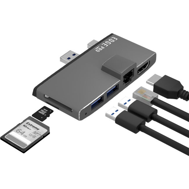 P68GRY SURFACE PRO MULTIFUNCTION HUB EDGE PRO MBEAT MBEAT MB-EGE-P68GRY