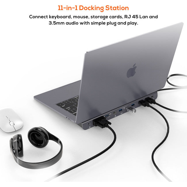 DOCKD11 - USB-C 11-IN-1 MULTIPORT DOCK - MBEAT