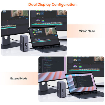 U4DOCK-01 14 IN 1 USB4.0 DOCKING STATION MBEAT 09050892