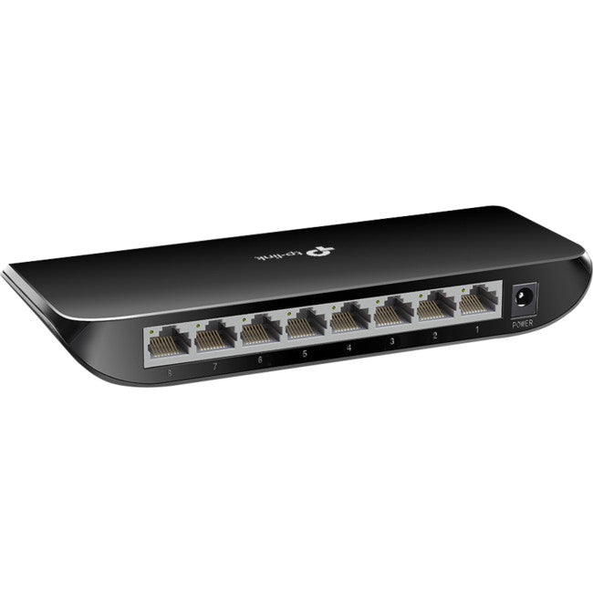 TLSG1008D 8 PORT ETHERNET GIGABIT SWITCH WITH 10/100/1000M DESKTOP TP-LINK TL-SG1008D