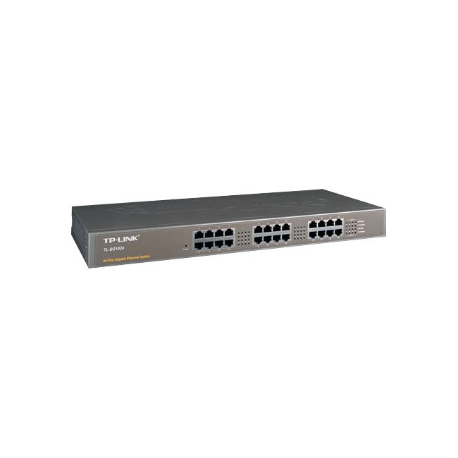 TLSG1024 24 PORT GIGABIT NETWORK SWITCH METAL RACK MOUNT 10/100/1000M TP-LINK TL-SG1024