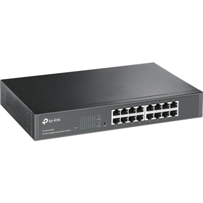 TLSG1016DE 16 PORT GIGABIT SMART SWITCH RACK MOUNTABLE TP-LINK TL-SG1016DE
