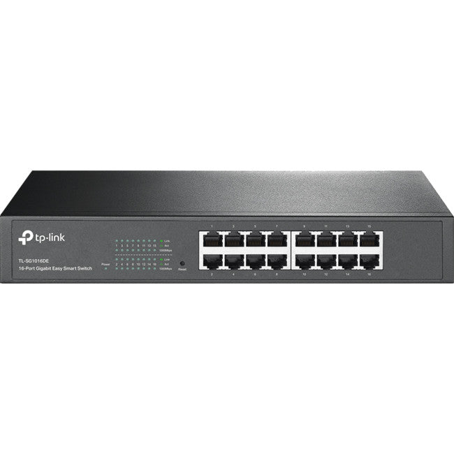 TLSG1016DE 16 PORT GIGABIT SMART SWITCH RACK MOUNTABLE TP-LINK TL-SG1016DE