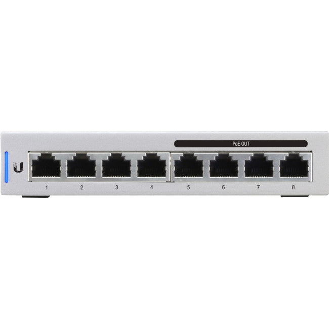US-8-60W UNIFI 8 PORT 60W POE SWITCH 4 X POE PORTS UBIQUITI NHU-US-8-60W