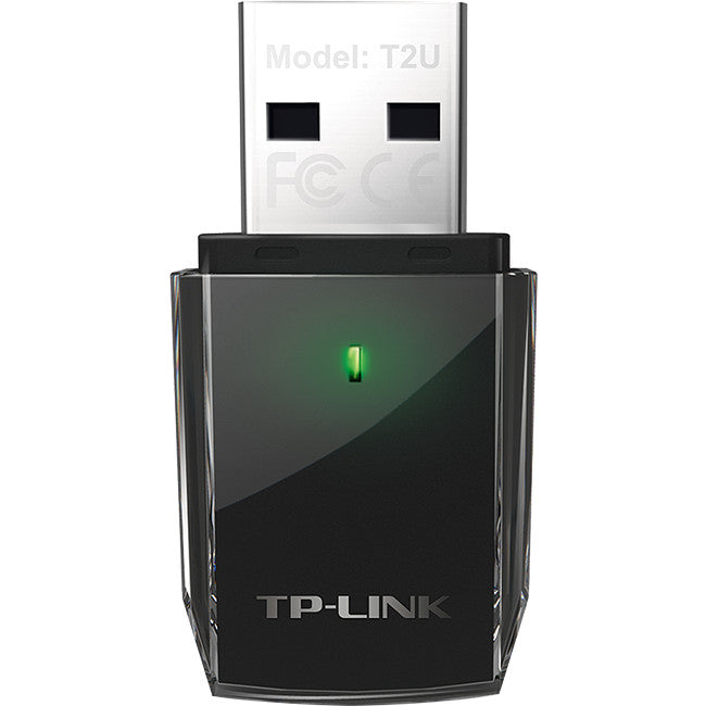 ARCHERT2U AC600 DUAL BAND USB ADAPTER TP-LINK BLACK TP-LINK TL-ARCHERT2U