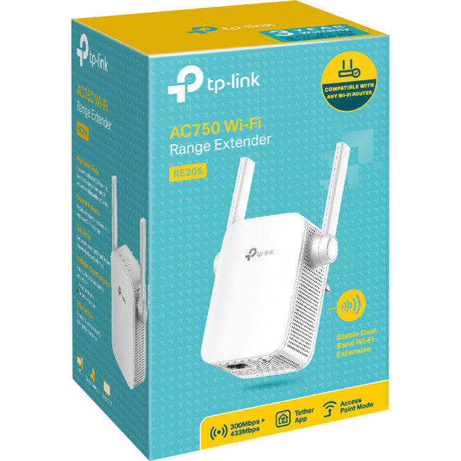 RE205 AC750 WIFI RANGE EXTENDER DUAL BAND TP-LINK RE205