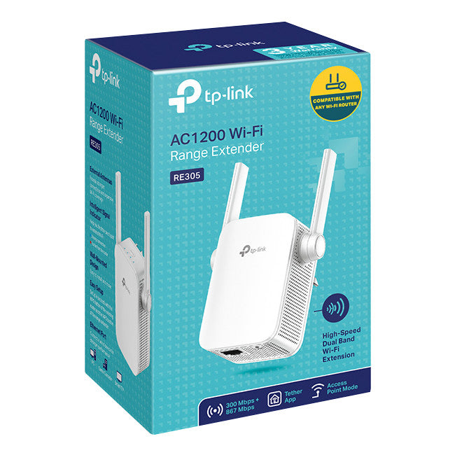 RE305 AC1200 WIFI RANGE EXTENDER DUAL BAND TP-LINK RE305