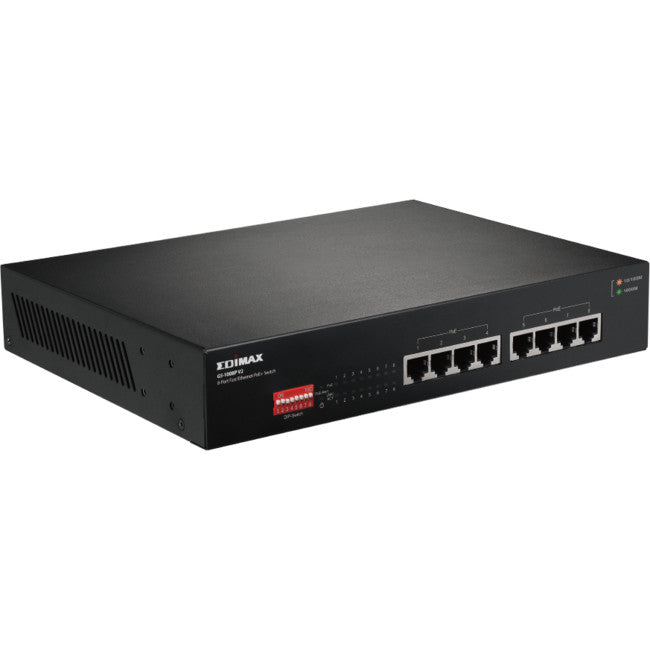 GS1008PV2 8 PORT GIGA POE SWITCH 130W 8 POE PORTS EDIMAX EDIMAX ED-GS-1008P-V2