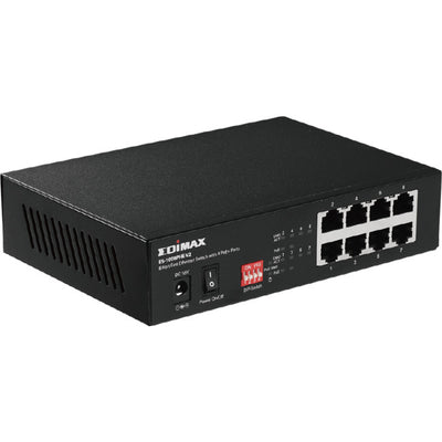 ES1008PHEV2 8 PORT POE SWITCH WITH DIP 4 X POE PORTS 200M 09051460