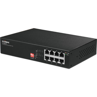 GS1008PHV2 8 PORT GIGA SWITCH WITH 4 POE+ PORTS & DIP SWITCH EDIMAX 09051639