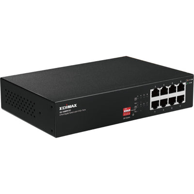 GS1008PHV2 8 PORT GIGA SWITCH WITH 4 POE+ PORTS & DIP SWITCH EDIMAX 09051639