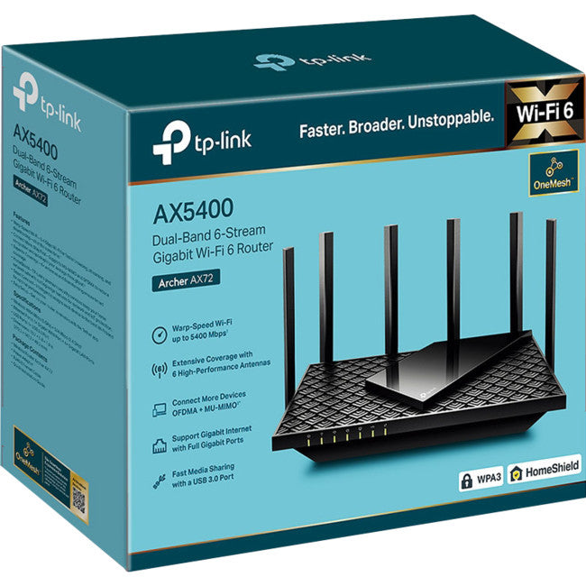 AX72 ARCHER AX5400 WIFI6 ROUTER TP-LINK 09051684