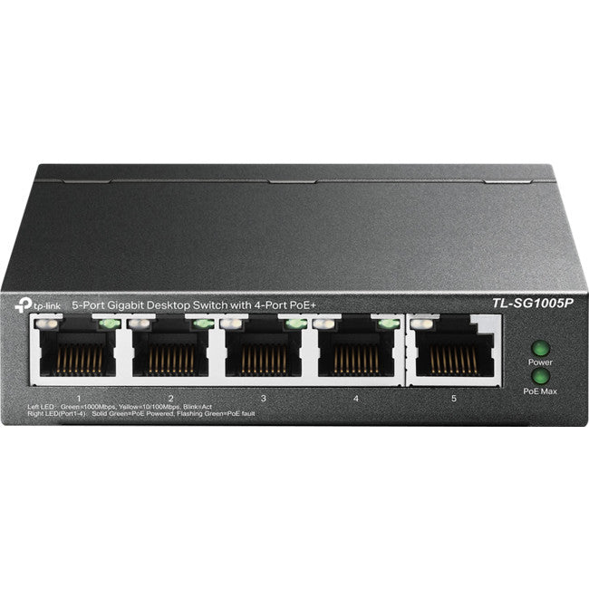 TLSG1005P - 5 PORT GIGA DESKTOP POE+ SWITCH - TP-LINK