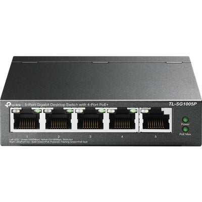 TLSG1005P - 5 PORT GIGA DESKTOP POE+ SWITCH - TP-LINK