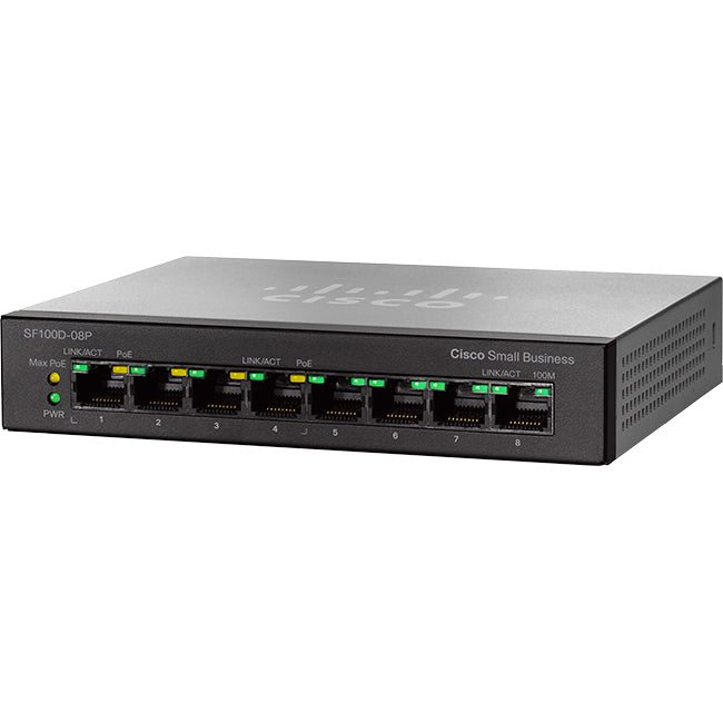 SF110D-08HP 8PORT POE DESKTOP SWITCH CISCO 4 POE PORTS CISCO SF110D-08HP-AU