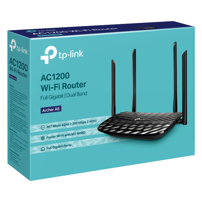 ARCHERA6 AC1200 MU-MIMO GIGA ROUTER DUAL BAND TP-LINK