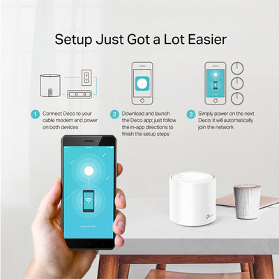 DECOX20-3PK AX1800 WHOLE HOME MESH SYSTEM 3 PACK TP-LINK DECO X20 (3-PACK)