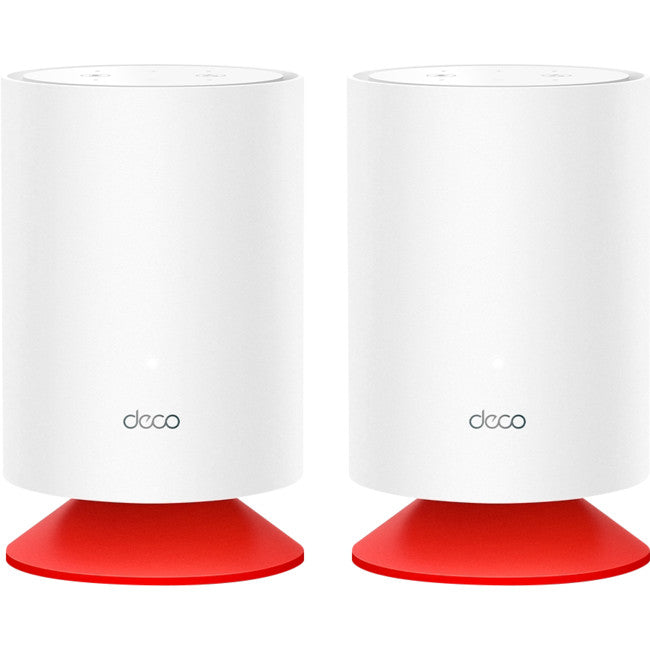 DECOVX20-2PK AX1800 MESH SYSTEM + SPEAKER TP-LINK DECO-VOICE-X20-2PK