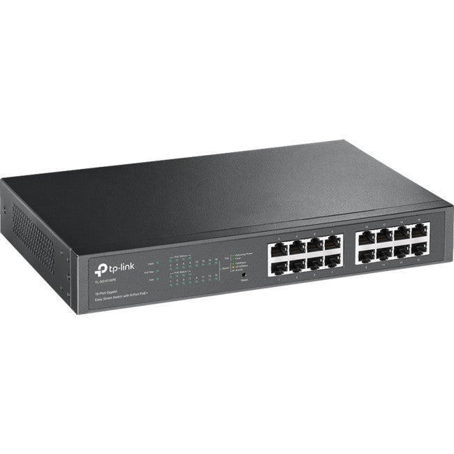 TLSG1016PE - 16 PORT GIGA POE+ EASY SMART SWITCH - 8 POE PORTS RACK - TP-LINK