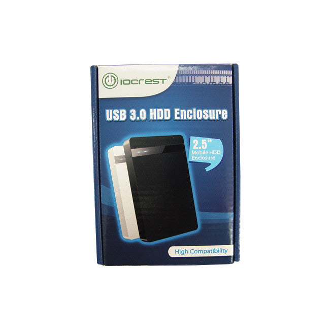 ENC25031 - 2.5" EXTERNAL HDD ENCLOSURE - TOOL FREE - IOCREST