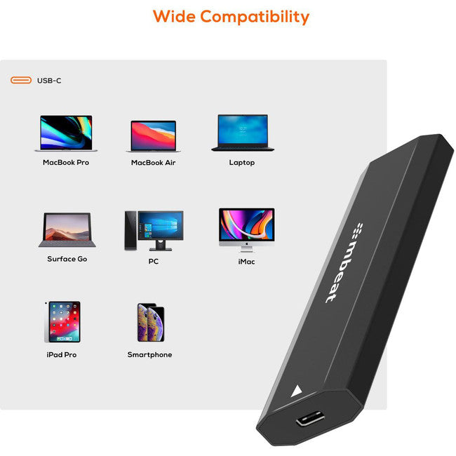 XCSCM2 - USB-C TO M.2 SSD ENCLOSURE - MBEAT