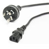 DL 1.8 Meter Power IEC Cable Computer Lead 3 Pin Plug 240V 10Amp 1.0mm SAA Approved