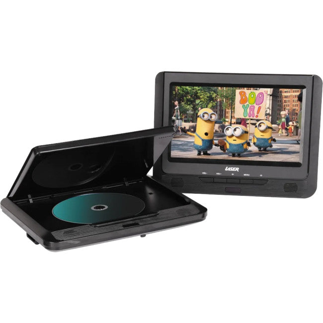 PT9DUAL - 9" DUAL PORTABLE DVD PLAYER - LASER